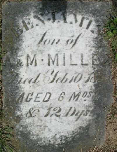 Benjamin Miller tombstone
